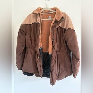Vintage Sherpa-Lined Jacket